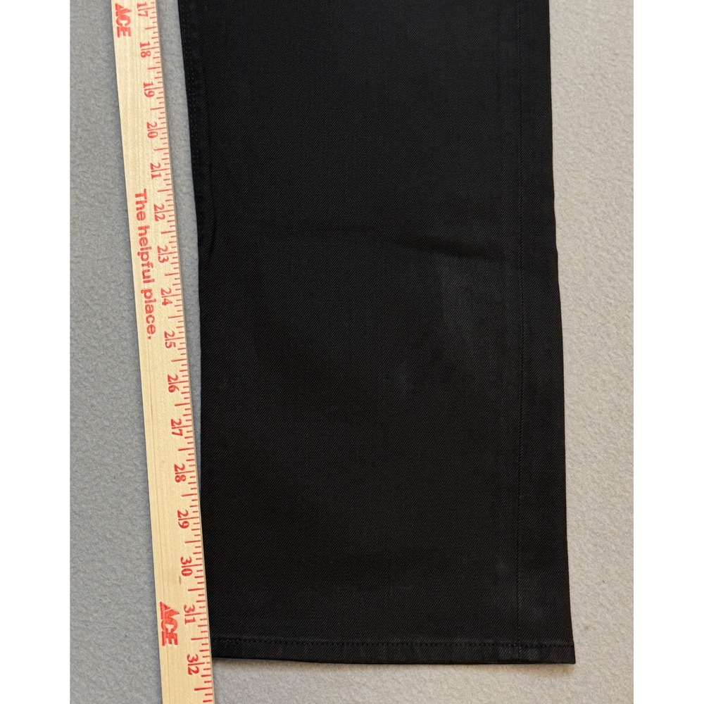 HUGO BOSS Maine 1 Jeans Mens 38x32 Black Stretch Straight Leg Denim Pants - Picture 9 of 11